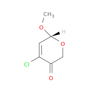 2H-Pyran-3(6H)-one, 4-chloro-6-methoxy-, (R)-