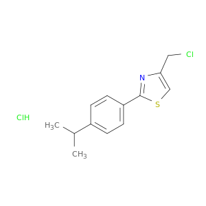 4-(Chloromethyl)-2-(4-isopropylphenyl)thiazole hydrochloride