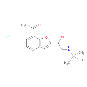 1-(2-(2-(tert-Butylamino)-1-hydroxyethyl)benzofuran-7-yl)ethanone hydrochloride