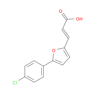 3-[5-(4-氯苯基)呋喃-2-基]丙烯酸