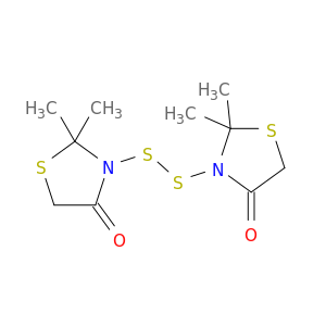4-Thiazolidinone, 3,3'-dithiobis[2,2-dimethyl-