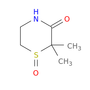 3-Thiomorpholinone, 2,2-dimethyl-, 1-oxide