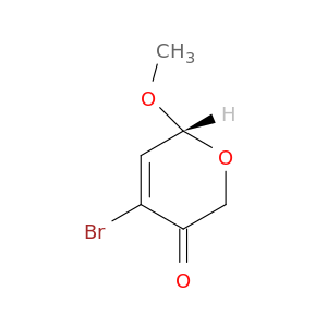 2H-Pyran-3(6H)-one, 4-bromo-6-methoxy-, (R)-
