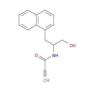 2-Propynamide, N-[1-(hydroxymethyl)-2-(1-naphthalenyl)ethyl]-