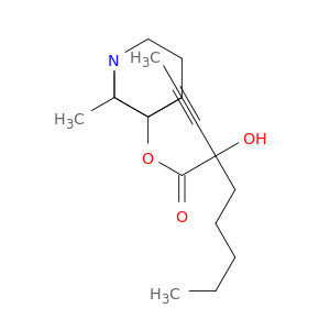 Heptanoic acid,2-hydroxy-2-(1-propyn-1-yl)-, 2-methyl-1-azabicyclo[2.2.2]oct-3-yl ester