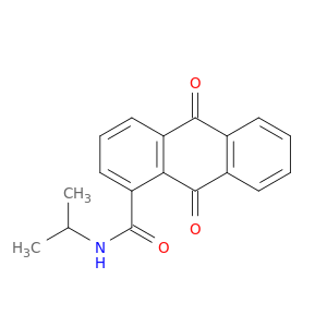 1-Anthracenecarboxamide, 9,10-dihydro-N-(1-methylethyl)-9,10-dioxo-