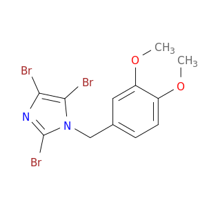 1H-Imidazole, 2,4,5-tribromo-1-[(3,4-dimethoxyphenyl)methyl]-