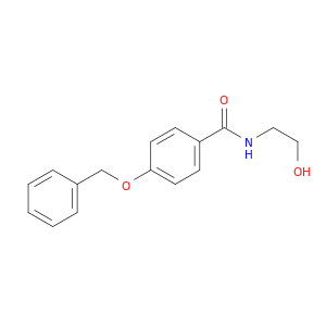 Benzamide, N-(2-hydroxyethyl)-4-(phenylmethoxy)-