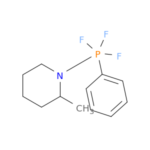 Piperidine, 2-methyl-1-(trifluorophenylphosphoranyl)-