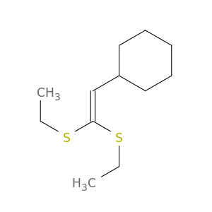 Cyclohexane, [2,2-bis(ethylthio)ethenyl]-