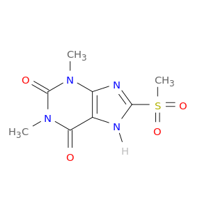 1,3-dimethyl-8-(methylsulfonyl)-3,7-dihydro-1h-purine-2,6-dione
