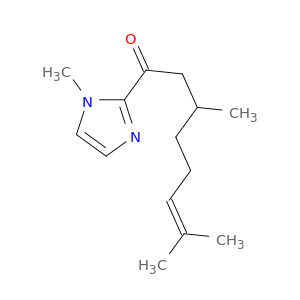 3,7-二甲基-1-(1-甲基-1H-咪唑-2-基)-6-octen-1-1