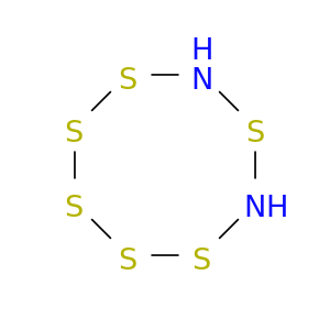 1,2,3,4,5,7,6,8-Hexathiadiazocine(7CI,8CI,9CI)