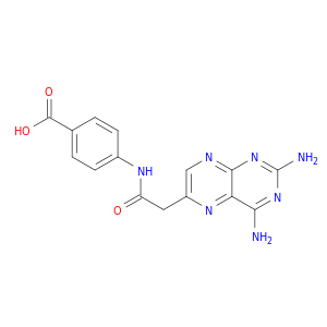 Benzoic acid, 4-[[(2,4-diamino-6-pteridinyl)methyl]formylamino]-