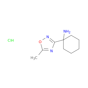 1-(5-Methyl-1,2,4-oxadiazol-3-yl)cyclohexan-1-amine Hydrochloride