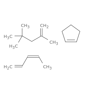 环戊烯,聚合物,具有1,3-戊二烯和2,4,4-三甲基-1-戊烯