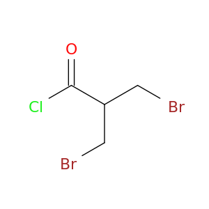 Propanoyl chloride, 3-bromo-2-(bromomethyl)-