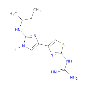 Guanidine, [4-[2-[(1-methylpropyl)amino]-1H-imidazol-4-yl]-2-thiazolyl]-