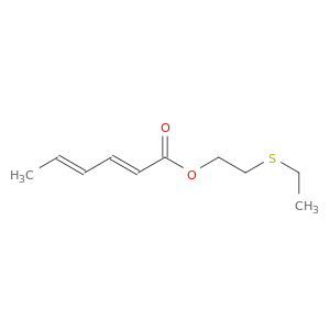 2,4-Hexadienoic acid, 2-(ethylthio)ethyl ester, (E,E)-