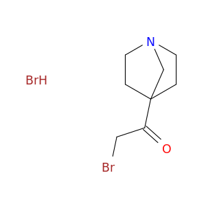 Ethanone, 1-(1-azabicyclo[2.2.1]hept-4-yl)-2-bromo-, hydrobromide