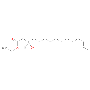 Tetradecanoic acid,3-hydroxy-, ethyl ester, (3R)-