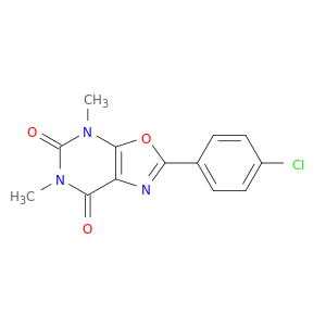 Oxazolo[5,4-d]pyrimidine-5,7(4H,6H)-dione,2-(4-chlorophenyl)-4,6-dimethyl-