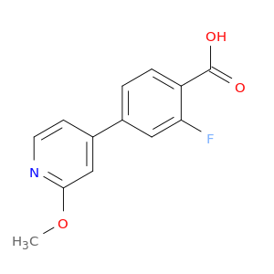 2-Fluoro-4-(2-methoxypyridin-4-yl)benzoic acid
