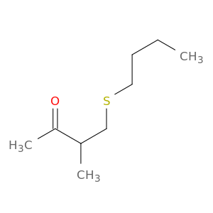 2-Butanone, 4-(butylthio)-3-methyl-