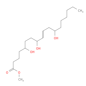 9-Octadecenoic acid, 5,8,12-trihydroxy-, methyl ester, (E)-