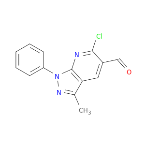 6-Chloro-3-methyl-1-phenyl-1H-pyrazolo[3,4-b]pyridine-5-carbaldehyde