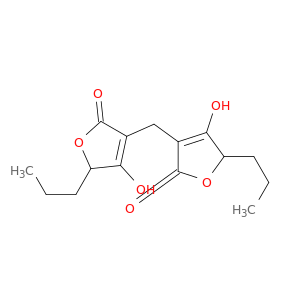 2(5H)-Furanone, 3,3'-methylenebis[4-hydroxy-5-propyl-