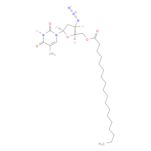 Thymidine, 3'-azido-3'-deoxy-, 5'-octadecanoate