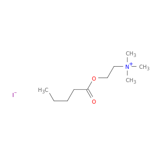 乙基氨基铵,N,N,N-三甲基-2-[(1-氧戊基)氧]-,碘(1：1)