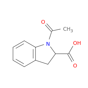 1-乙酰基-2,3-二氢-1H-吲哚-2-羧酸