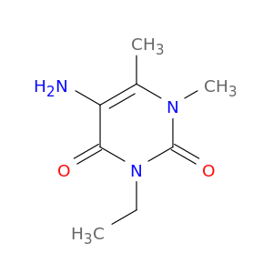 2,4(1H,3H)-Pyrimidinedione, 5-amino-3-ethyl-1,6-dimethyl-
