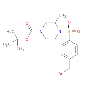 4-(4-溴甲基-苯磺酰基)-3-甲基-哌嗪-1-羧酸叔丁酯