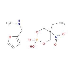 5-ethyl-5-nitro-1,3,2-dioxaphosphinan-2-ol 2-oxide- 1-(furan-2-yl)-n-methylmethanamine(1:1)