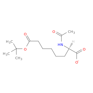 Octanedioic acid, 2-(acetylamino)-, 8-(1,1-dimethylethyl) ester, (2R)-