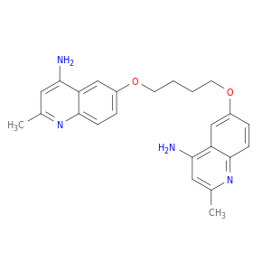 4-Quinolinamine, 6,6'-[1,4-butanediylbis(oxy)]bis[2-methyl-
