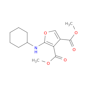 3,4-Furandicarboxylic acid, 2-(cyclohexylamino)-, dimethyl ester