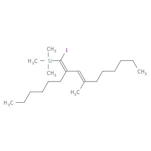 Silane, [(1Z,3E)-2-hexyl-1-iodo-4-methyl-1,3-decadienyl]trimethyl-