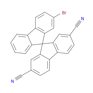 9,9'-Spirobi[9H-fluorene]-2,7-dicarbonitrile, 2'-bromo-