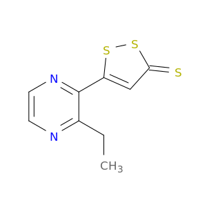 3H-1,2-Dithiole-3-thione, 5-(3-ethyl-2-pyrazinyl)-