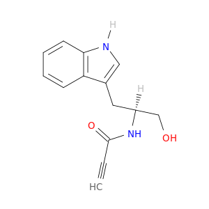 2-Propynamide, N-[(1S)-2-hydroxy-1-(1H-indol-3-ylmethyl)ethyl]-