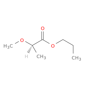 Propanoic acid, 2-methoxy-, propyl ester, (2R)-