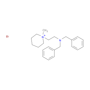 Piperidinium,1-[2-[bis(phenylmethyl)amino]ethyl]-1-methyl-, bromide (1:1)
