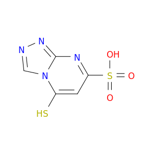 1,2,4-Triazolo[4,3-a]pyrimidine-7-sulfonicacid, 5-mercapto-