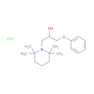 1-Piperidineethanol,2,2,6,6-tetramethyl-a-(phenoxymethyl)-, hydrochloride (1:1)