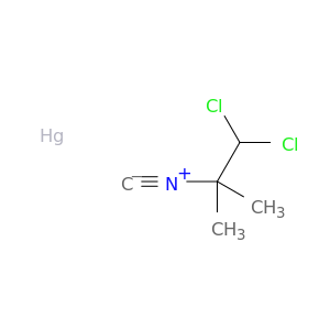 Mercury, dichloro(2-isocyano-2-methylpropane)-