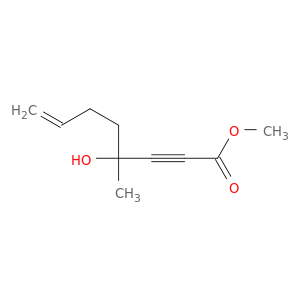 7-Octen-2-ynoic acid, 4-hydroxy-4-methyl-, methyl ester